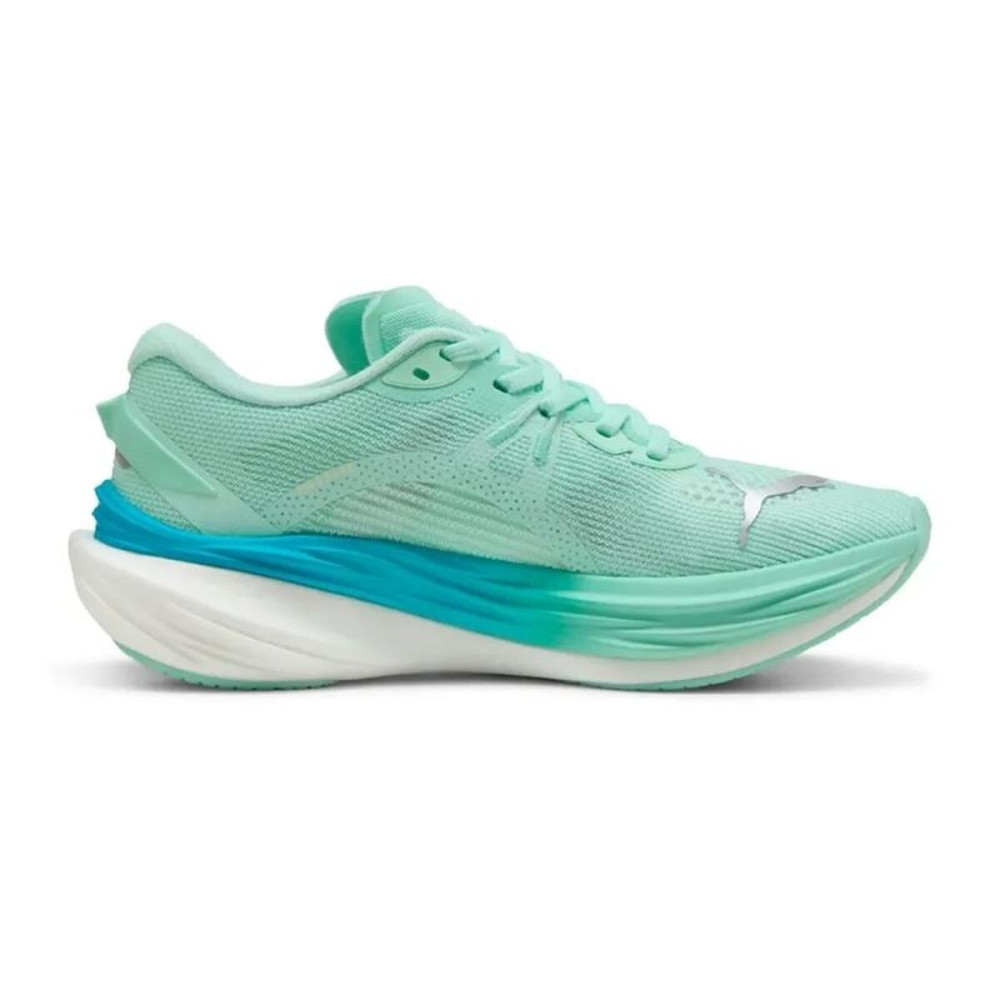 Running Shoes for Adults Puma Deviate Nitro 3 Wns Light Blue