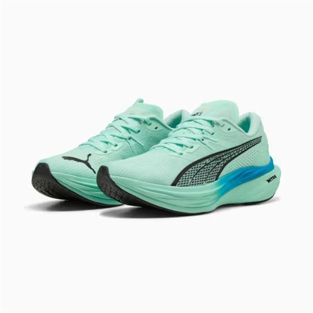 Running Shoes for Adults Puma Deviate Nitro 3 Light Blue