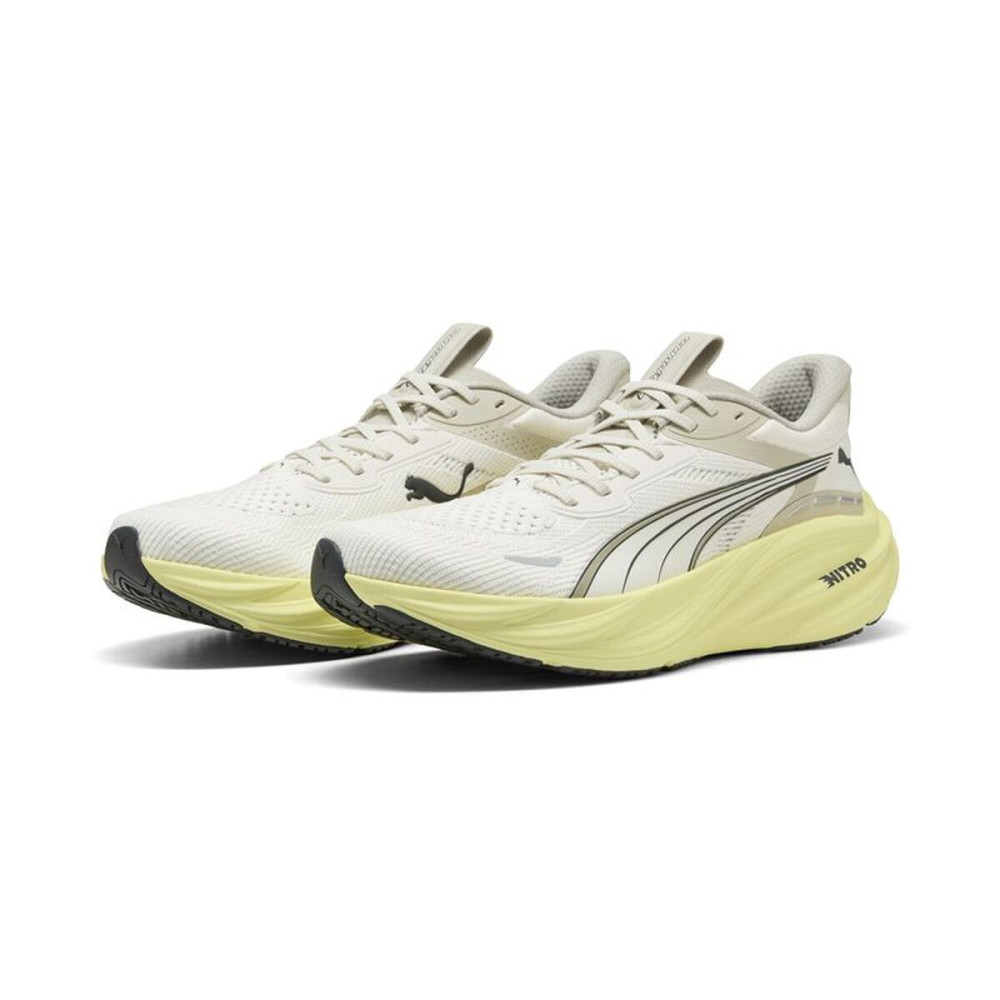 Running Shoes for Adults Puma Magnify Nitro 3 Beige