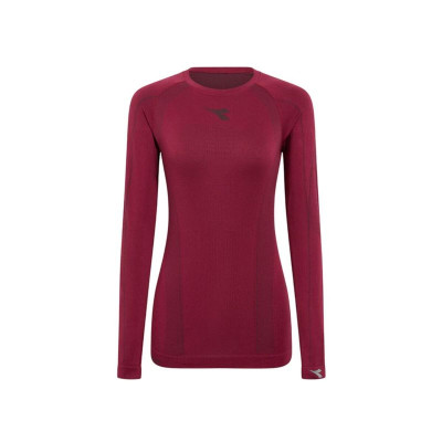 Women's long sleeve T-shirt Diadora Stratozero Brown Running