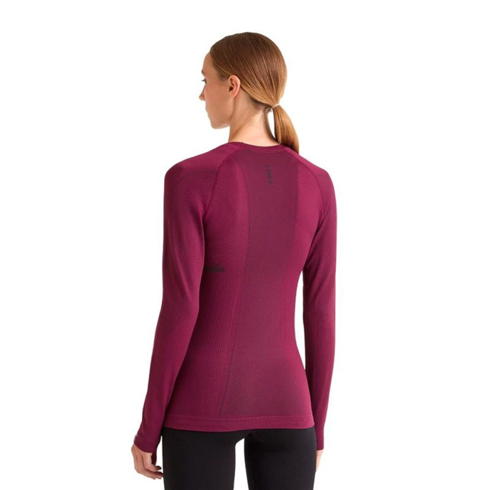 Women's long sleeve T-shirt Diadora Stratozero Brown Running