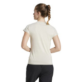 Women’s Short Sleeve T-Shirt Adidas Aeroready Minimal Beige Fitness