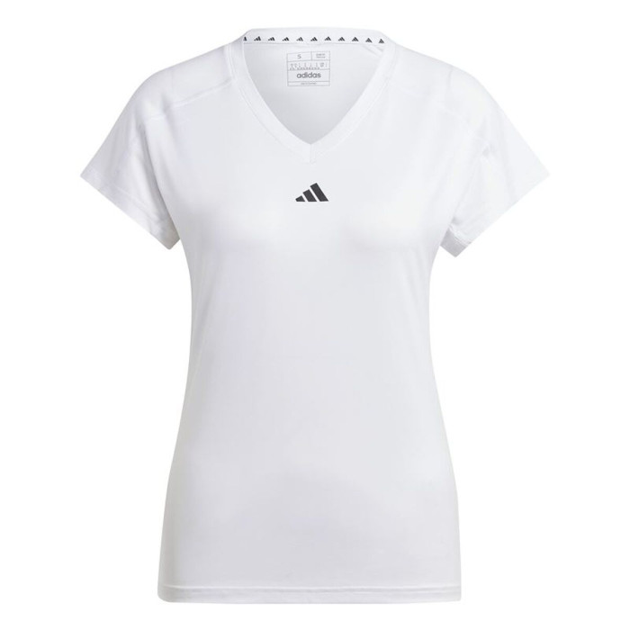 Women’s Short Sleeve T-Shirt Adidas Essentials Minimal White Fitness