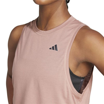 Women's Sleeveless T-shirt Adidas Purple Fitness