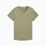 Women’s Short Sleeve T-Shirt Puma Essentialsential Vnec Fitness
