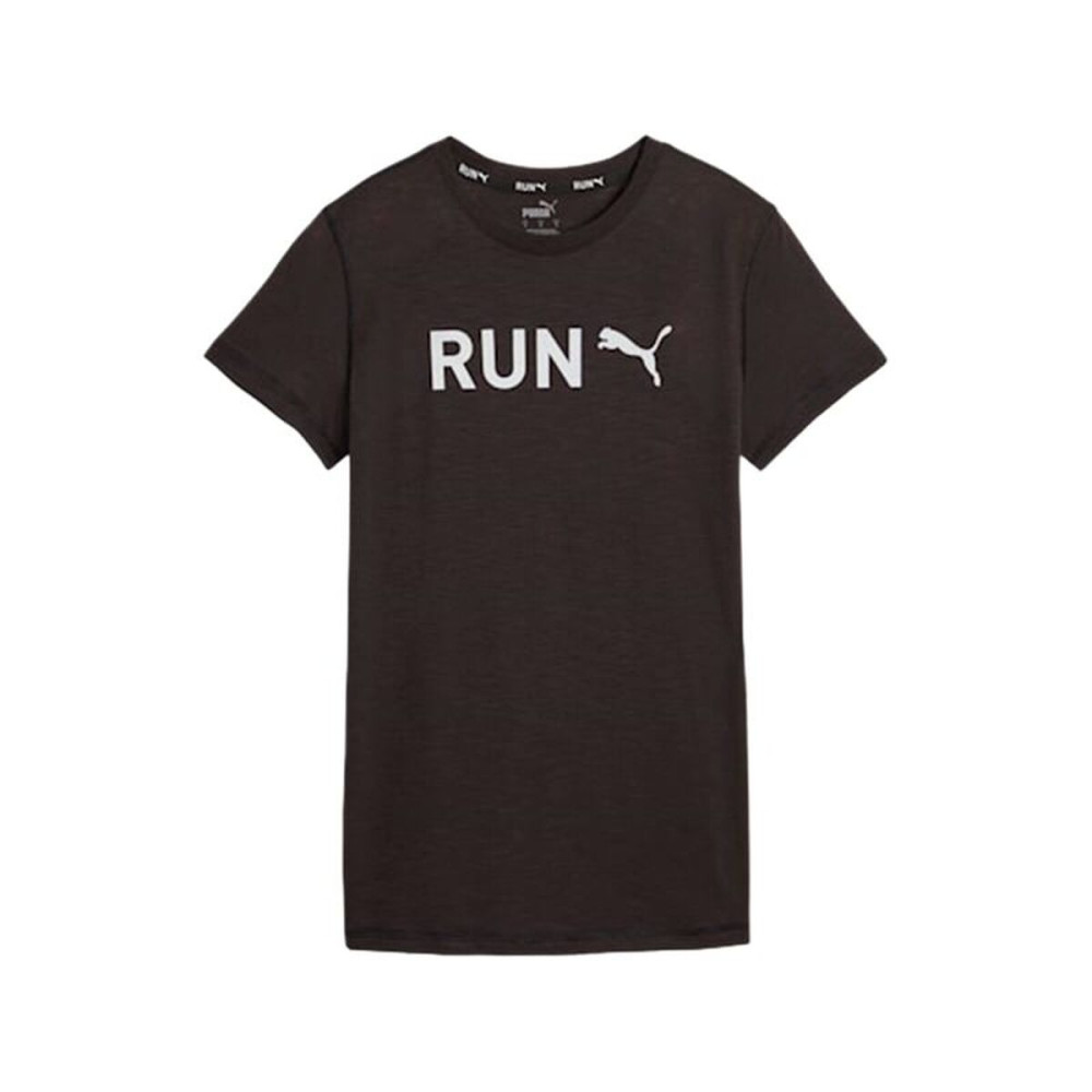 Women’s Short Sleeve T-Shirt Puma Q3 Black Fitness