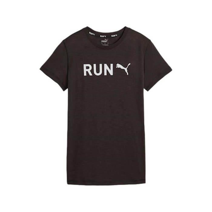 Women’s Short Sleeve T-Shirt Puma Q3 Black Fitness