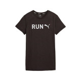 Women’s Short Sleeve T-Shirt Puma Q3 Black Fitness