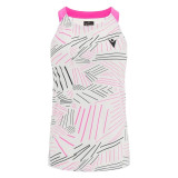 Women's Sleeveless T-shirt Macron Prime Cd  White Padel