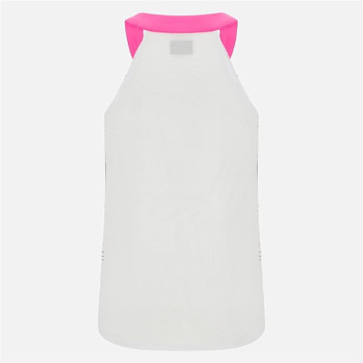 Women's Sleeveless T-shirt Macron Prime Cd  White Padel