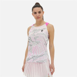 Women's Sleeveless T-shirt Macron Prime Cd  White Padel