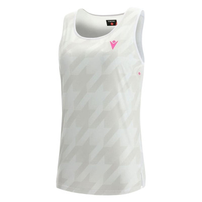 Women's Sleeveless T-shirt Macron  Start Cb White Padel