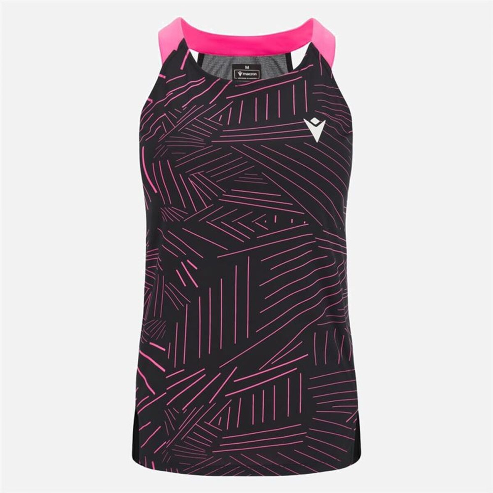 Women's Sleeveless T-shirt Macron Prime Cd  Black Padel