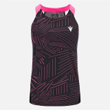 Women's Sleeveless T-shirt Macron Prime Cd  Black Padel