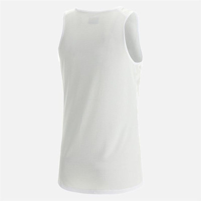 Women's Sleeveless T-shirt Macron  Start Cb White Padel