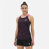 Women's Sleeveless T-shirt Macron Prime Cd  Black Padel