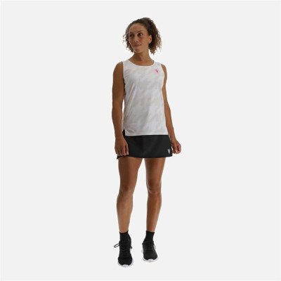 Women's Sleeveless T-shirt Macron  Start Cb White Padel