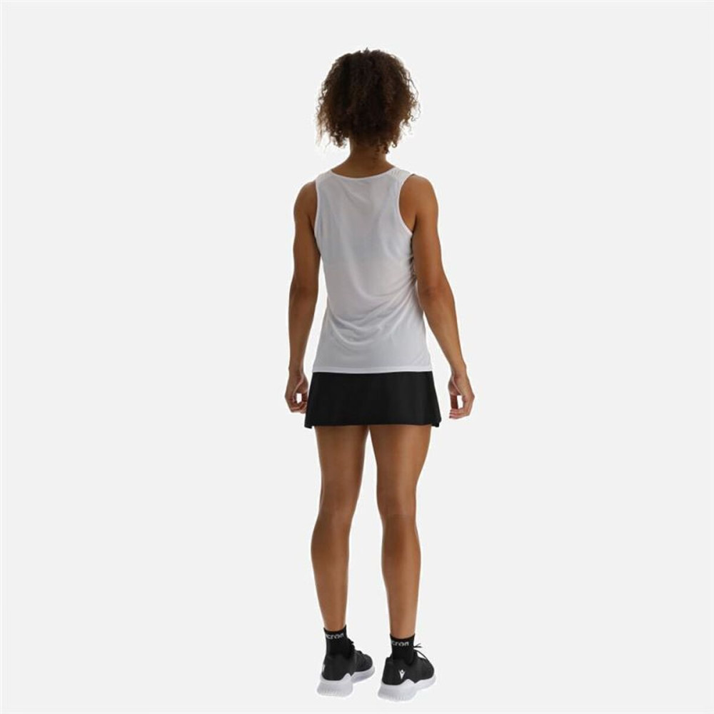 Women's Sleeveless T-shirt Macron  Start Cb White Padel