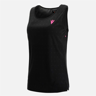 Women's Sleeveless T-shirt Macron  Start Cb Black Padel