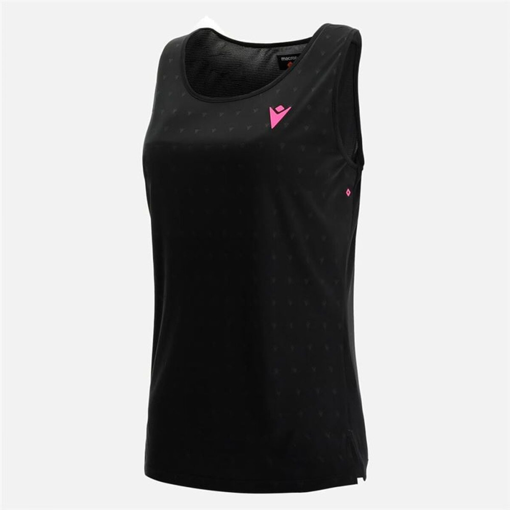 Women's Sleeveless T-shirt Macron  Start Cb Black Padel
