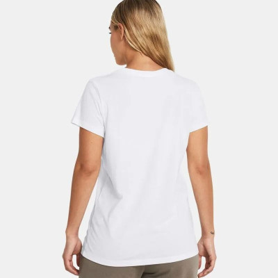 Women’s Short Sleeve T-Shirt Under Armour UA Sportstyle Logo White