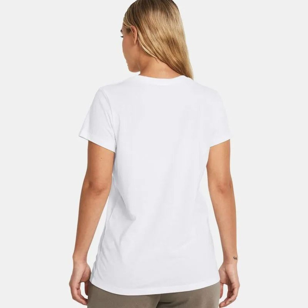 Women’s Short Sleeve T-Shirt Under Armour UA Sportstyle Logo White