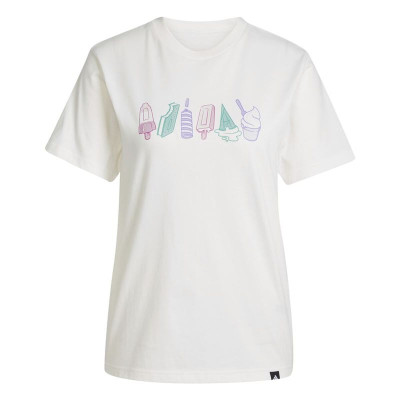 Women’s Short Sleeve T-Shirt Adidas White