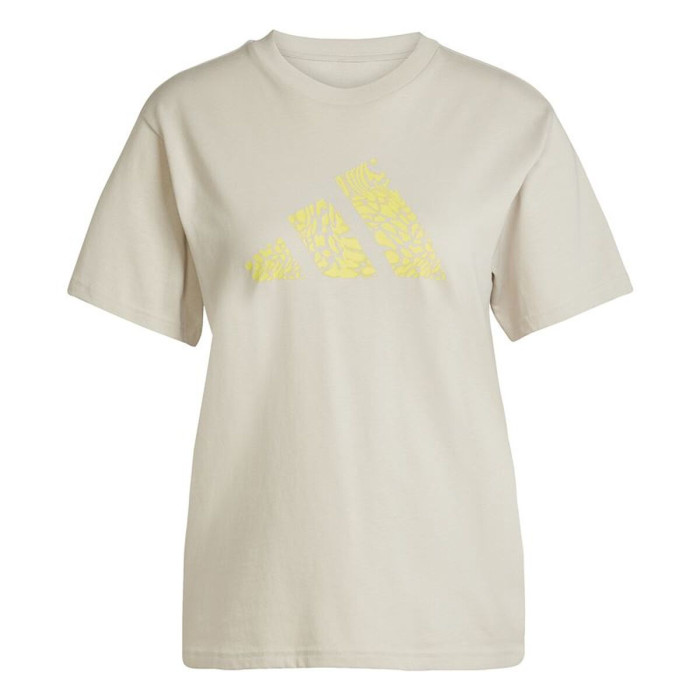 Women’s Short Sleeve T-Shirt Adidas Beige