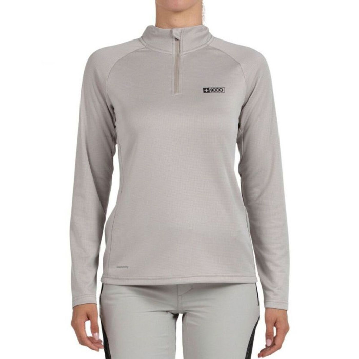 Women's long sleeve T-shirt +8000 Lua Light grey