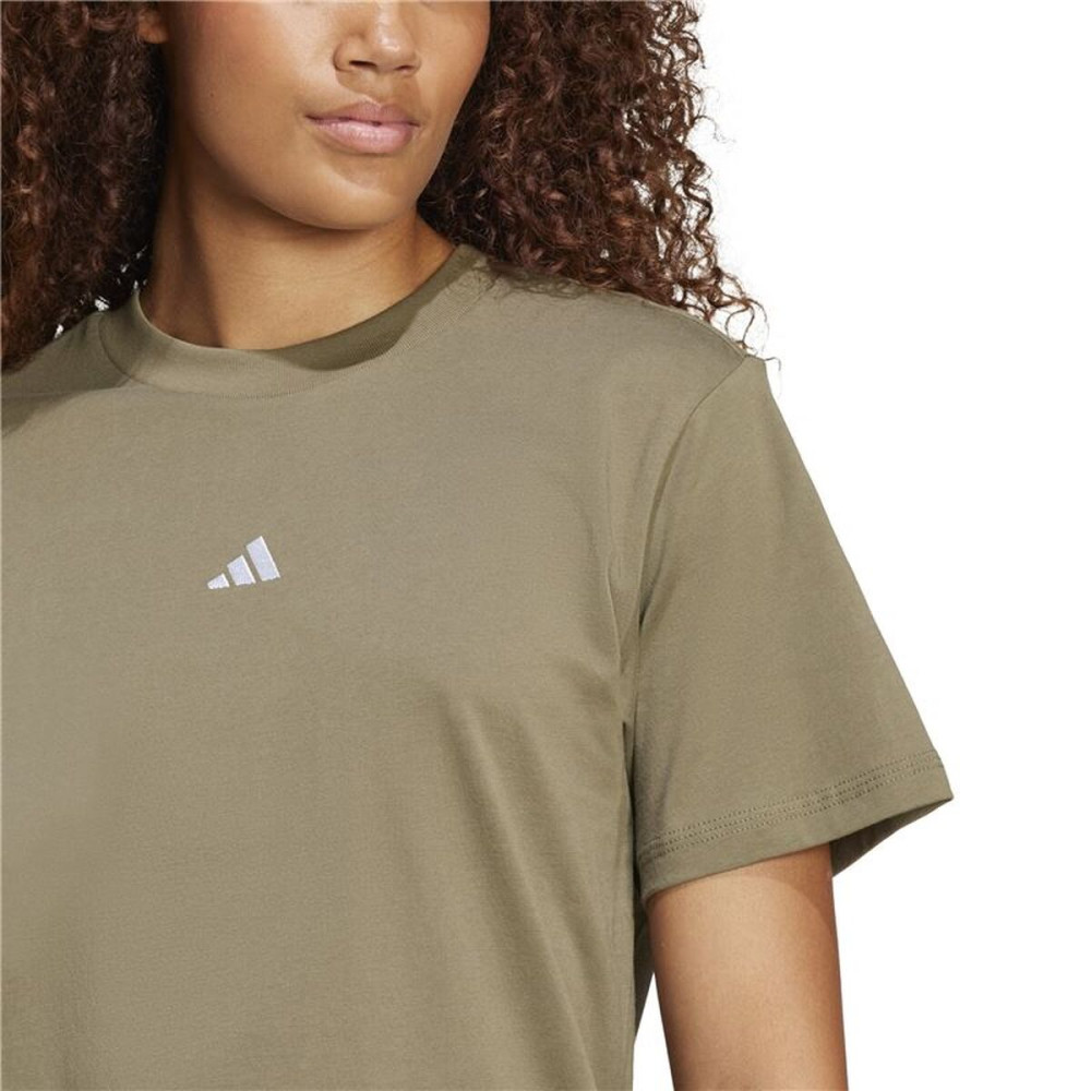 Women’s Short Sleeve T-Shirt Adidas Sl Sj Olive