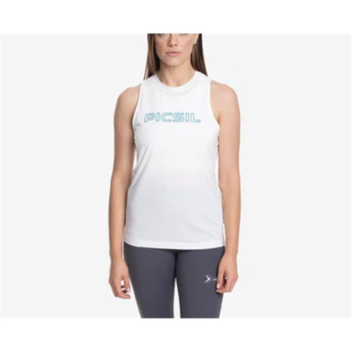 Women's Sleeveless T-shirt Picsil Premium 241 White