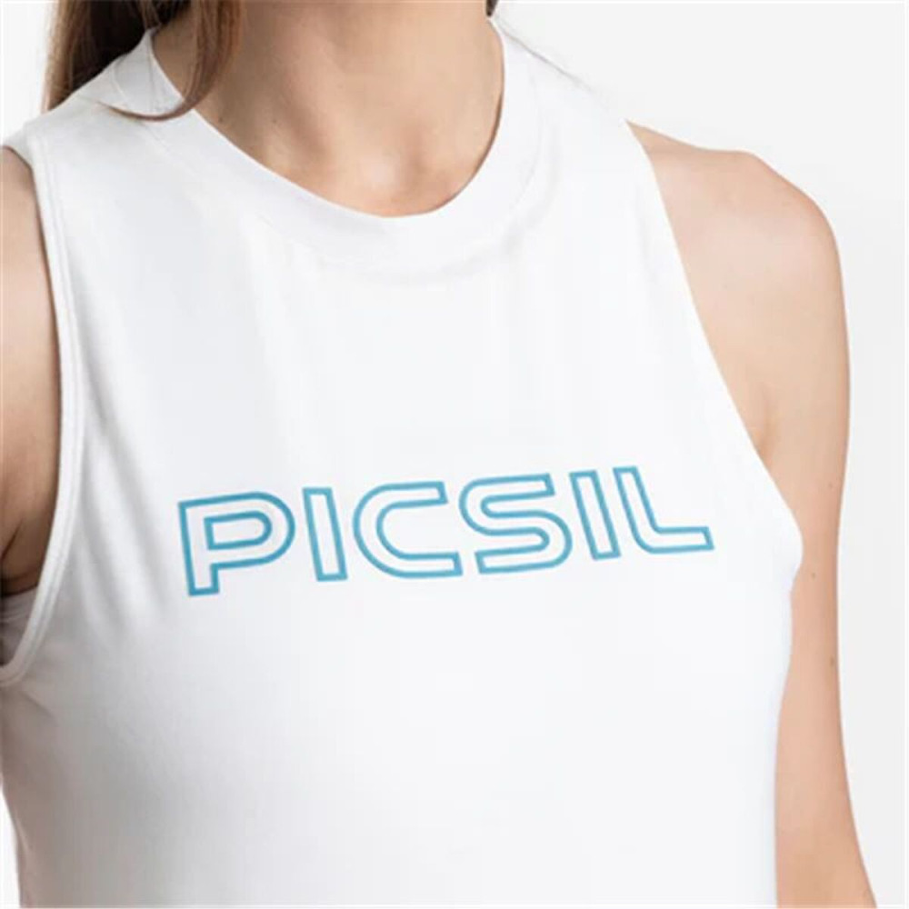 Women's Sleeveless T-shirt Picsil Premium 241 White
