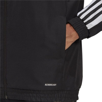 Men's Sports Jacket Adidas Sq21 Black Football