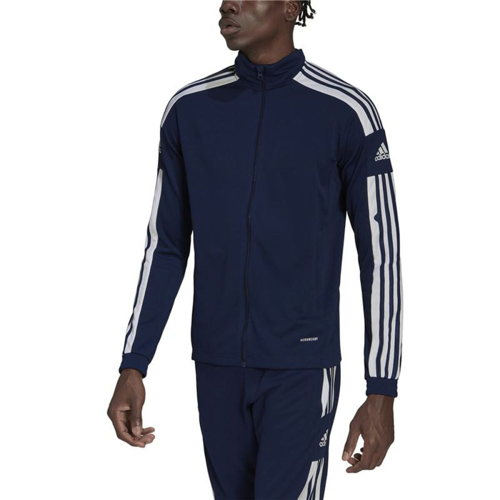 Men's Sports Jacket Adidas Sq21 Tr Blue Football