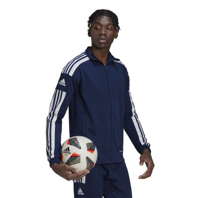Men's Sports Jacket Adidas Sq21 Tr Blue Football