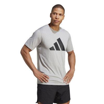 Short-sleeve Sports T-shirt Adidas Essentials Tr-Es Fr Logo Light grey