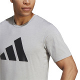 Short-sleeve Sports T-shirt Adidas Essentials Tr-Es Fr Logo Light grey