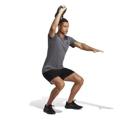 Men’s Short Sleeve T-Shirt Adidas Essentials Tr-Es Grey