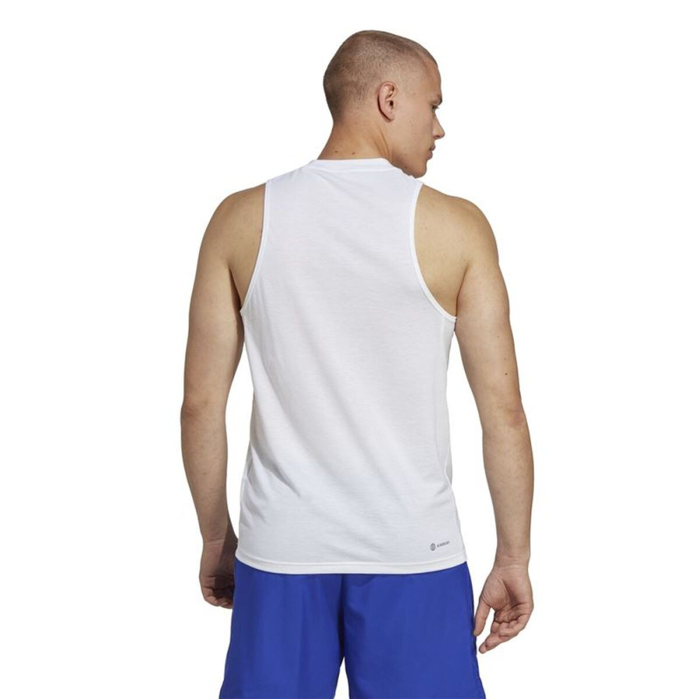 Men's Sleeveless T-shirt Adidas Training Essentials White