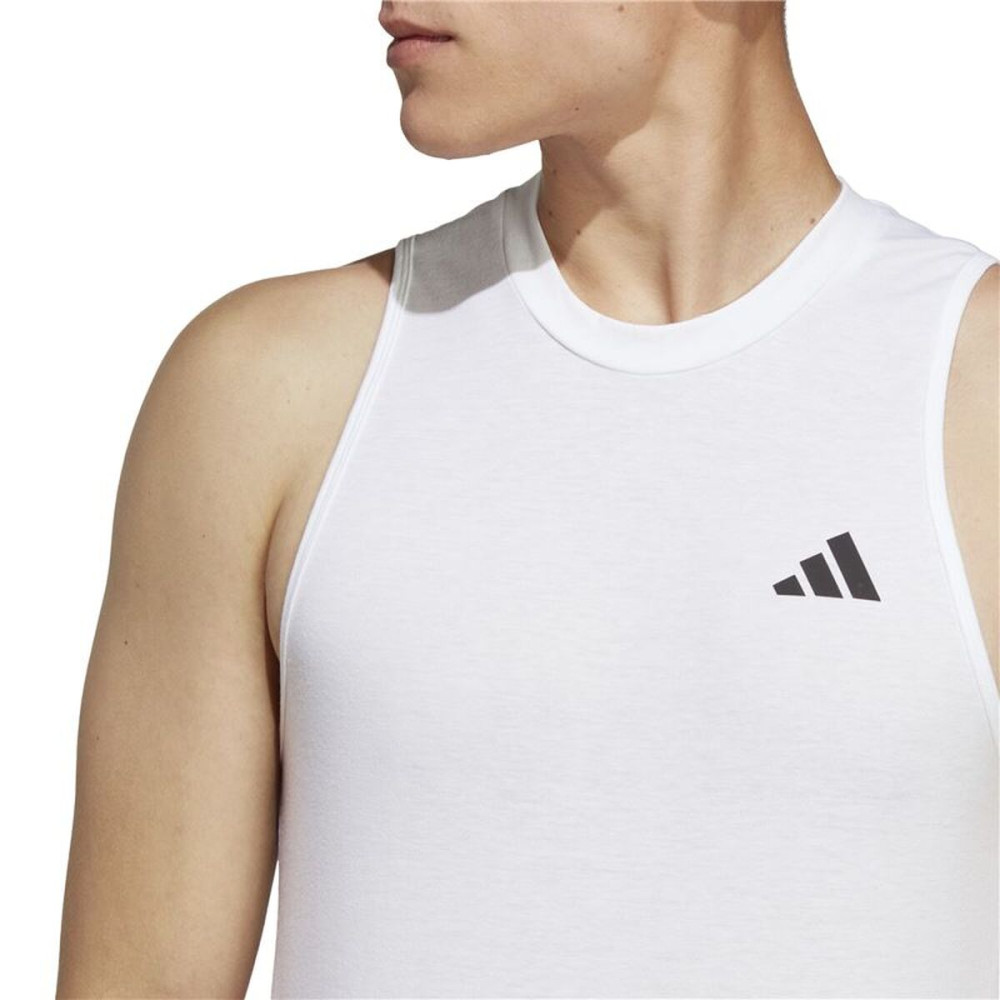 Men's Sleeveless T-shirt Adidas Training Essentials White