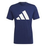 Men’s Short Sleeve T-Shirt Adidas Training Essentials Feel Ready Dark blue