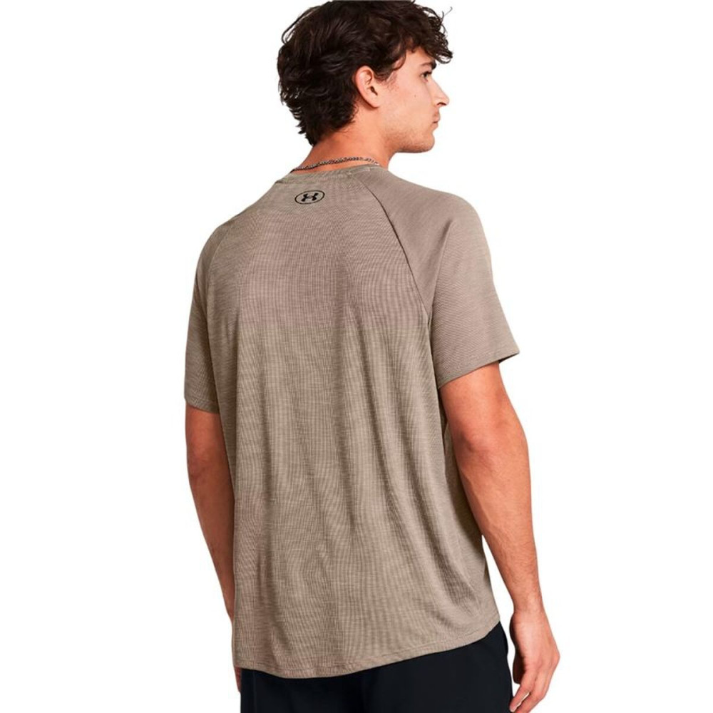 Short-sleeve Sports T-shirt Under Armour Tech Light brown