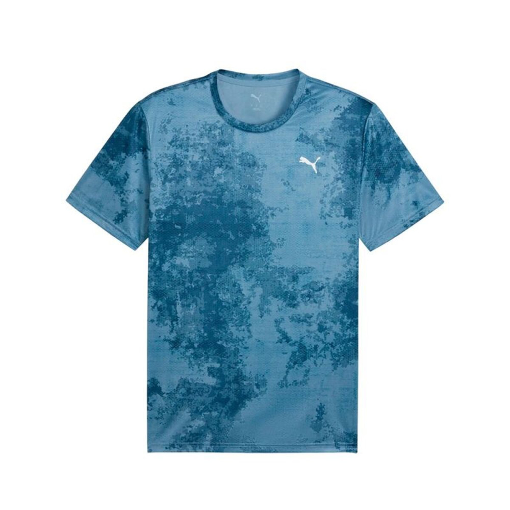 Men’s Short Sleeve T-Shirt Puma Essentialsentials Aop Black