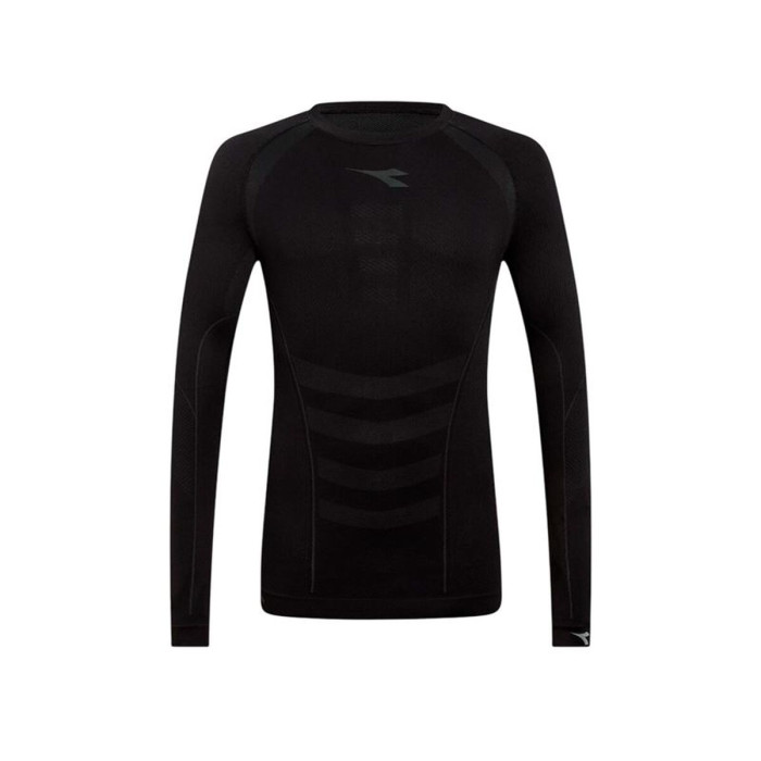 Men’s Long Sleeve T-Shirt Diadora Stratozero Black