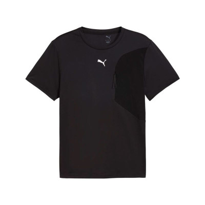 Men’s Short Sleeve T-Shirt Puma M Flex Pocket Black