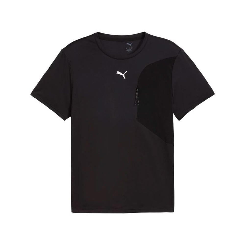 Men’s Short Sleeve T-Shirt Puma M Flex Pocket Black