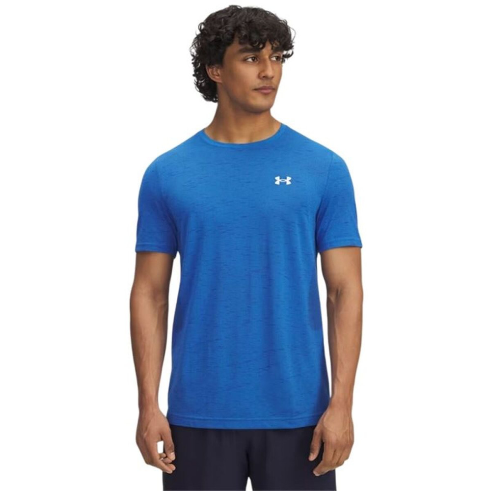 Men’s Short Sleeve T-Shirt Under Armour Vanish Seamless Blue