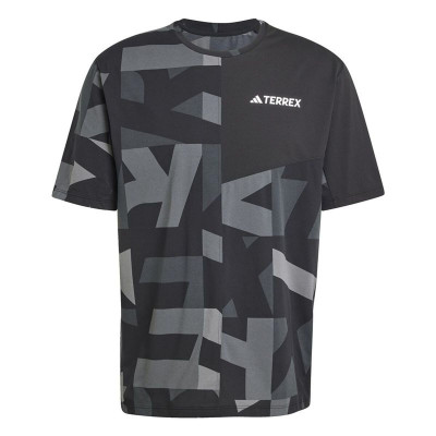 Men’s Short Sleeve T-Shirt Adidas Mt Aop Black