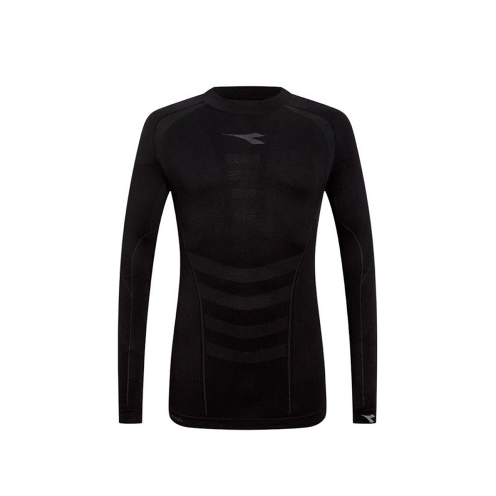 Men’s Long Sleeve T-Shirt Diadora Stratozero Black