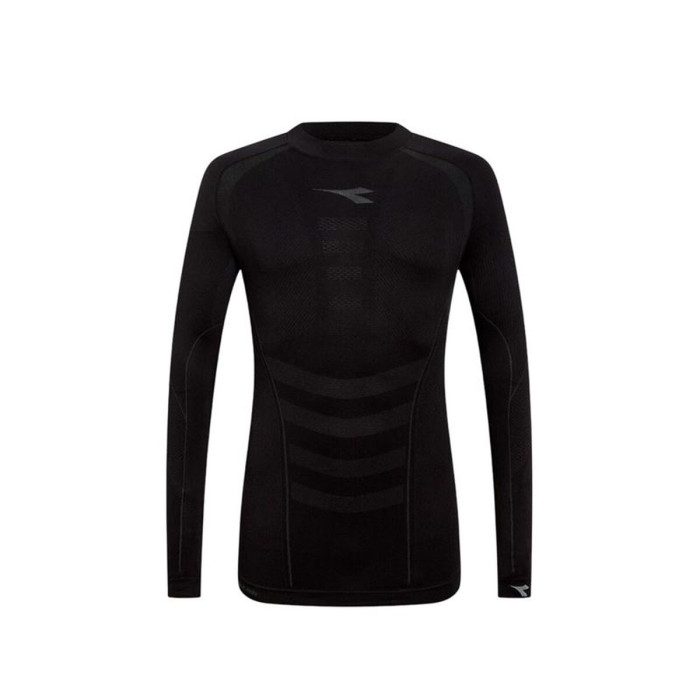Men’s Long Sleeve T-Shirt Diadora Stratozero Black